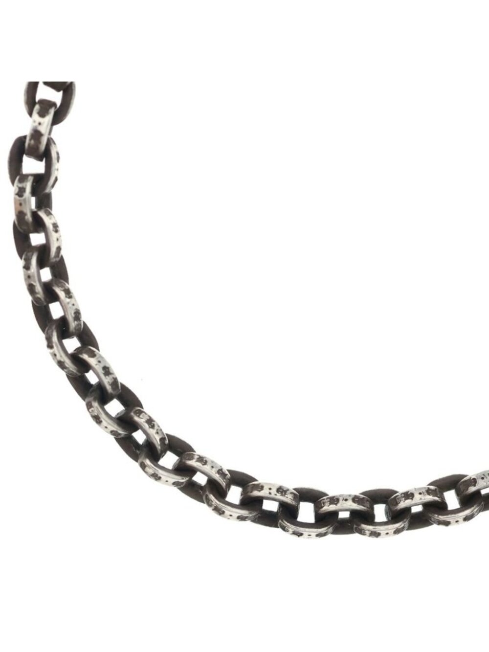 Chrome Hearts Paper Chain 20 Necklace Silver